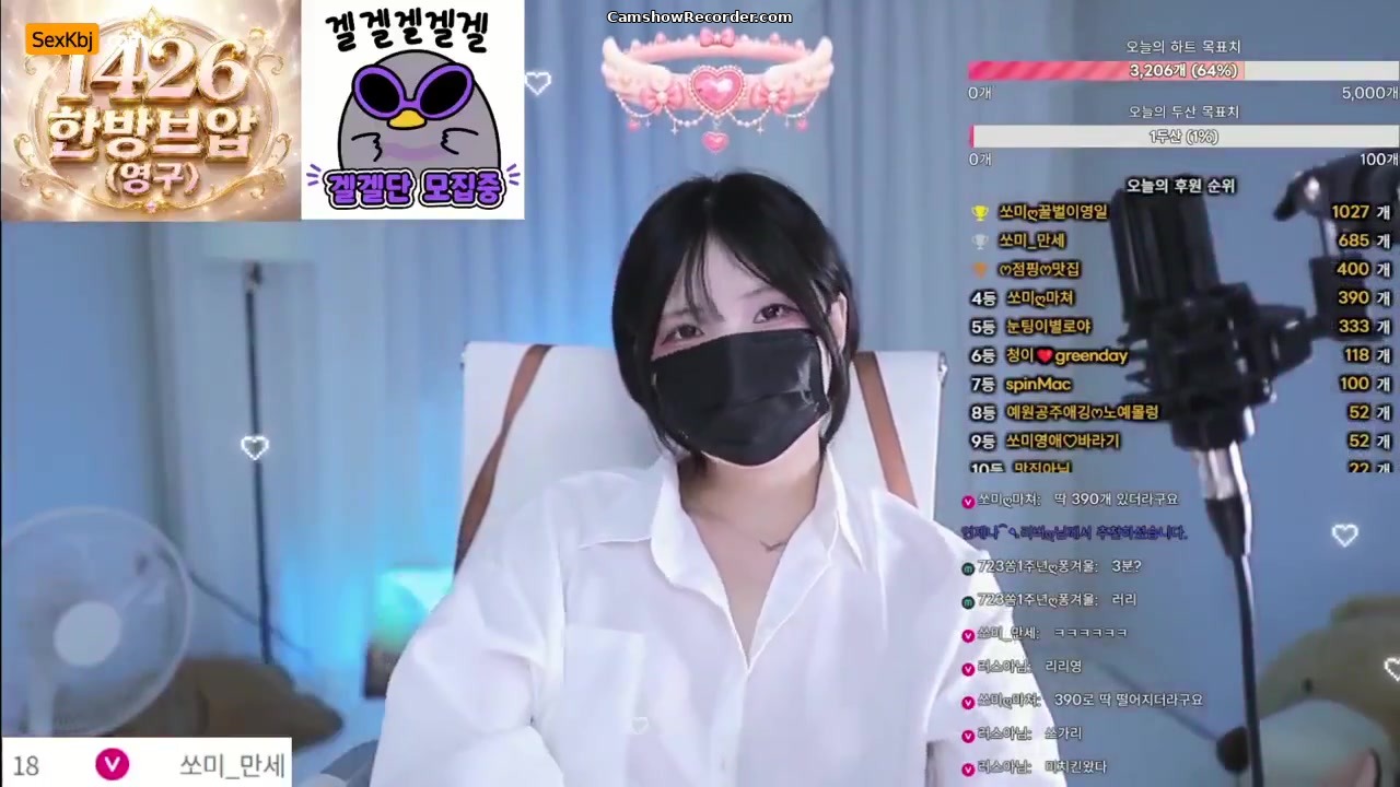 wopeq12(BJ쏘미) an amazing KoreanBJ on 2026-07-09-00:00